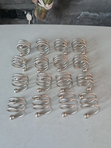 Set metal spiral napkin - set, 16