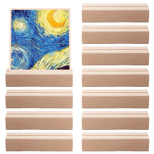 Wood place card holders table - wood,