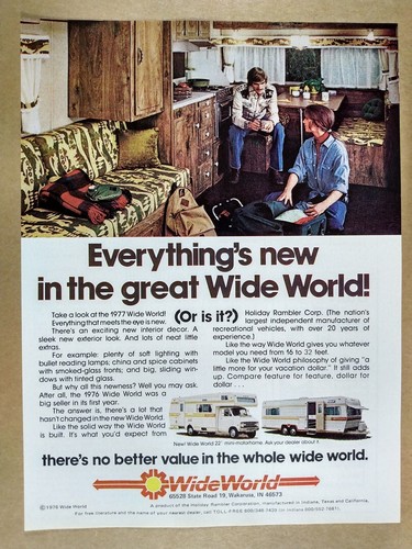 1977 wide world mini motorhome - 1977,