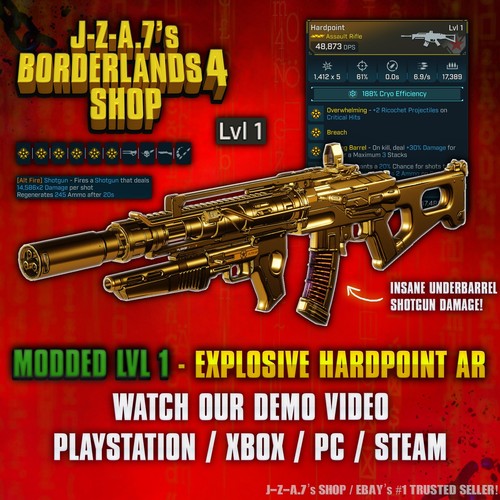 Borderlands modded level - 4✨,
