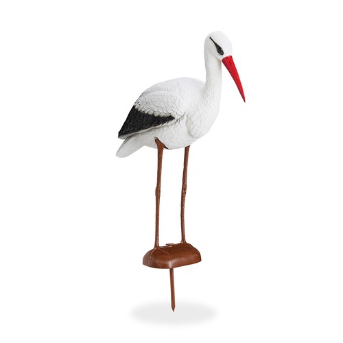Garden figure stork pond - figure,