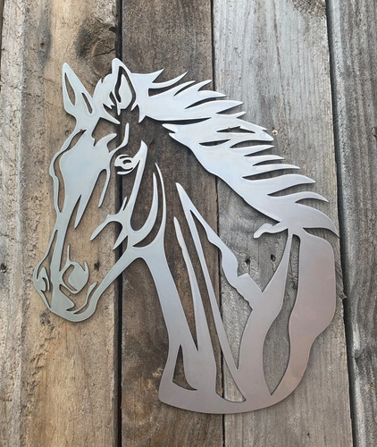 Horse wall art garden - horse, ornament