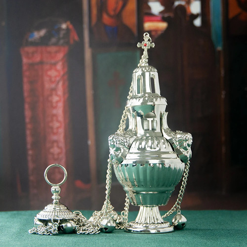 Catholic censer silver church - silver,