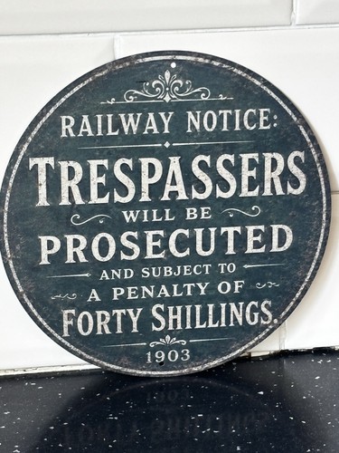 British railway metal sign - british,