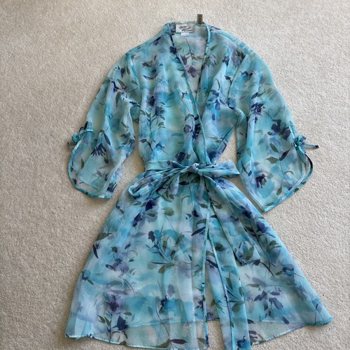 Vintage chiffon dressing gown - vintage,