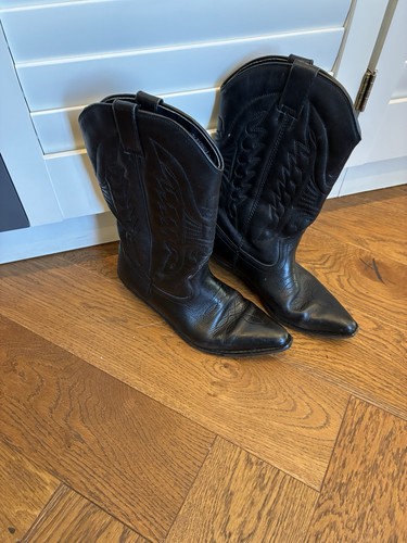 Black leather vintage - leather, cowboy