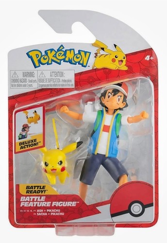 Pokemon ash pikachu - ash, 4.5”