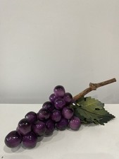 Vintage Purple Glass Grapes