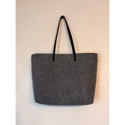 Zara gray felt tote bag - tote,