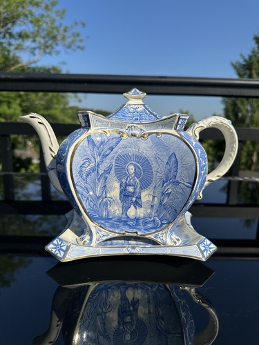 Antique chinoiserie teapot - antique,