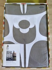 ORLA KIELY HOME 'Wallflower'  Mushroom Reversible Double Duvet Set