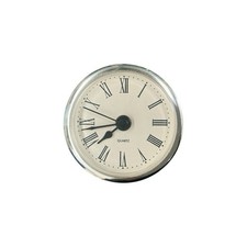 Caravan/Motorhome Silver Clock