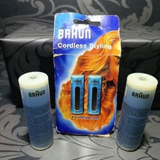 2 Genuine BRAUN CT 25ml Energy Gas Refill Cells for GCC BS1 HS3 GCS Hair Stylers