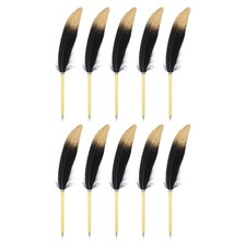 10pcs Feather Ballpoint Pens
