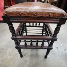 Antique Upholstered Mahogany
