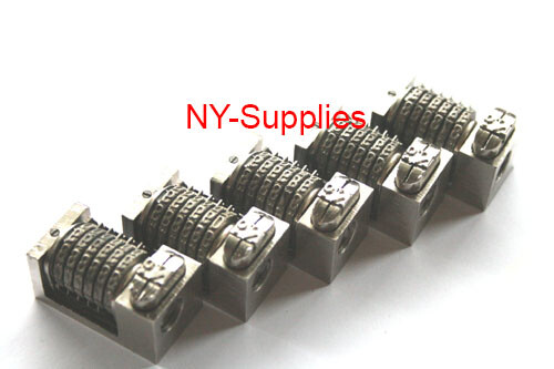 Letterpress numbering - 5,