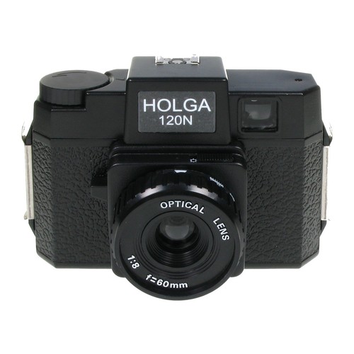 Holga 120n black lomo medium - black,