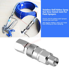 1/4-Inch Airless High Pressure Spray Gun Hose Swivel Joint Fit For Paint Sprayer