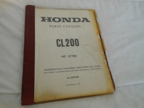 Honda oem cl200 parts list - honda,