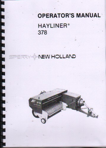 New holland hayliner 378 - holland, "hayliner