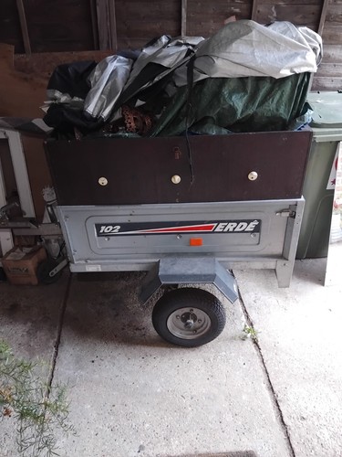 Aluminium trailer 2x4 - aluminium,