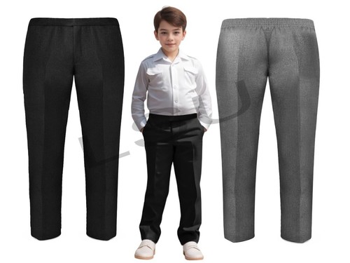 Sturdy fit school - trousers, for