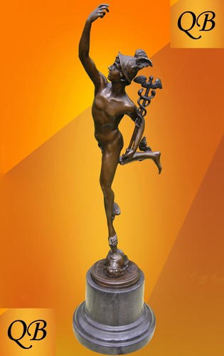 Art deco bronze - deco, mercury