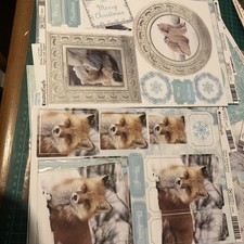 Kanban Winter Wonderland Christmas Card Toppers & Background Papers 