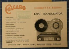 Collaro Tape Transcriptor Info