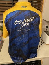 Rare Luke Humphries Signed Darts Shirt XXL Cool Hand Red Dragon
