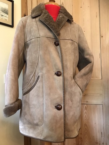 Vintage 70s real sheepskin - real,