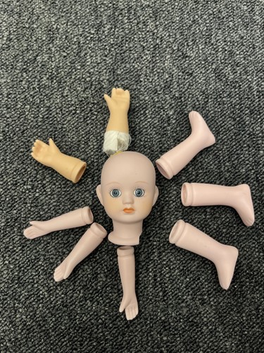 Vintage porcelain doll parts - porcelain,