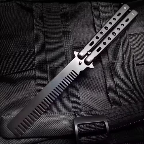 Foldable comb stainless steel - comb,