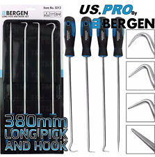 BERGEN HEAVY DUTY  Long Hook And Pick 380mm Tool Set O Ring Seal Removal Set