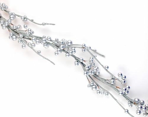 Silver berry garland 1 5 - -, 1.5