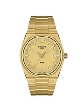 New Tissot PRX Champagne Dial Yellow Gold PVD 40mm Men's Watch T1374103302100