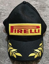 Pirelli Podium Cap Pirelli logo and characteristic laurel. Black Adult One size
