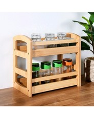 Rustic Style Bamboo Two Tier