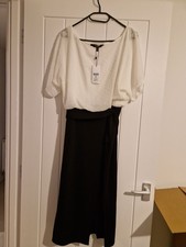 Lipsy Black and White Blouse