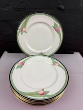Royal Doulton Vogue Awakening TC1162 Dinner Plates 10.75" Wide Set of 8