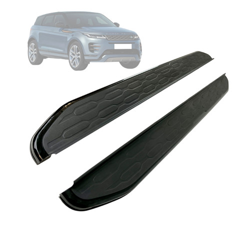Side steps black gloss fits - steps,