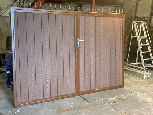 Composite driveway gates