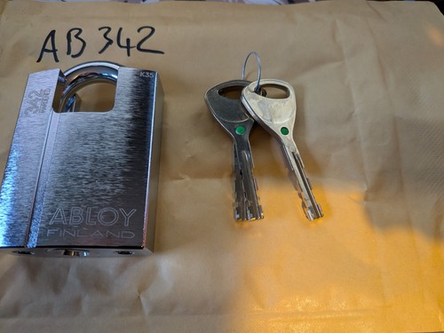 Abloy 342 hardened padlock - 342,