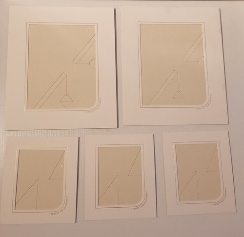 Cardboard photo frames set - photo,
