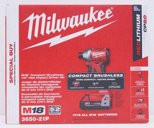 Milwaukee 3650 21p m18 - milwaukee, compact
