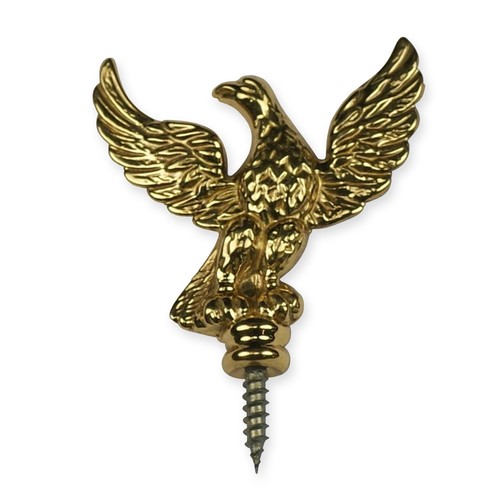 Clock eagle finial brass fixed - finial,
