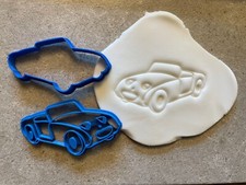 Frogeye Sprite car cookie cutter, biscuit 1960's sport's car, bug eye car