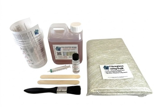 Fibreglass resin repair kit - fibreglass,