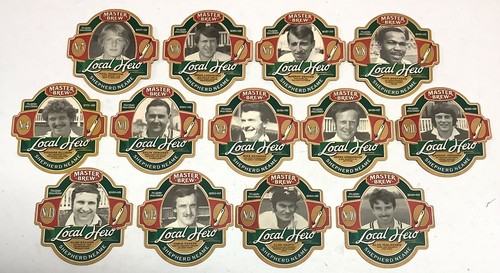 Kent cricket beer mats - kent,