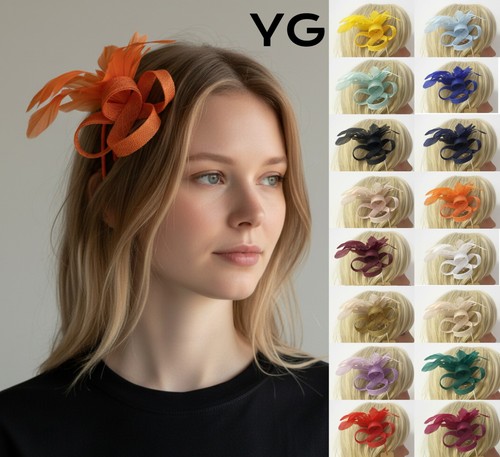 Small looped fascinator - looped, on